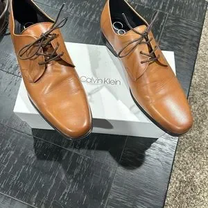 Oxford Shoes Calvin Klein Brown Dress Shoes Men's Drew Dress Shoe Calvin  Klein